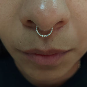 Glitter septum Argolla Piercing