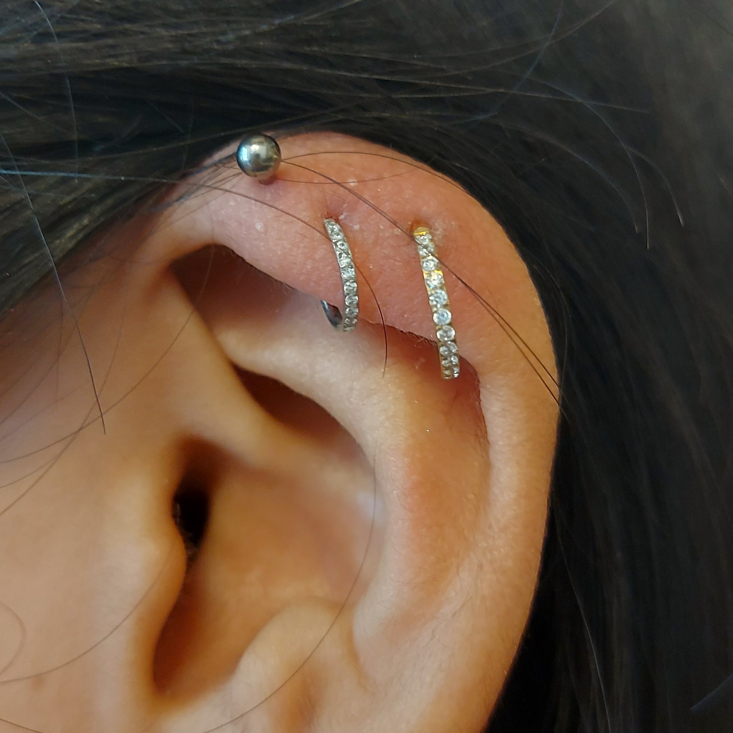 Glitter Argolla Piercing