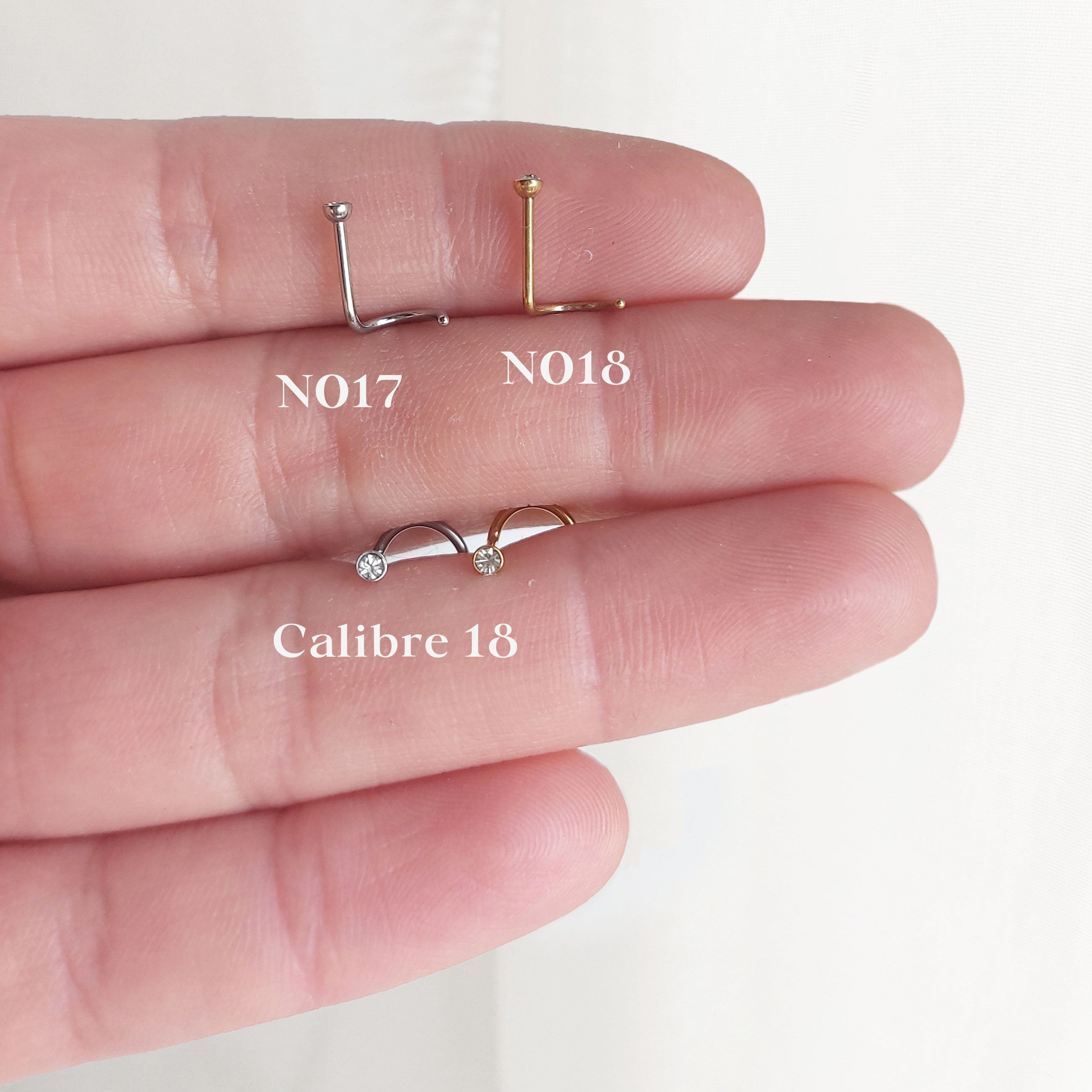 Nostril piercing brillo