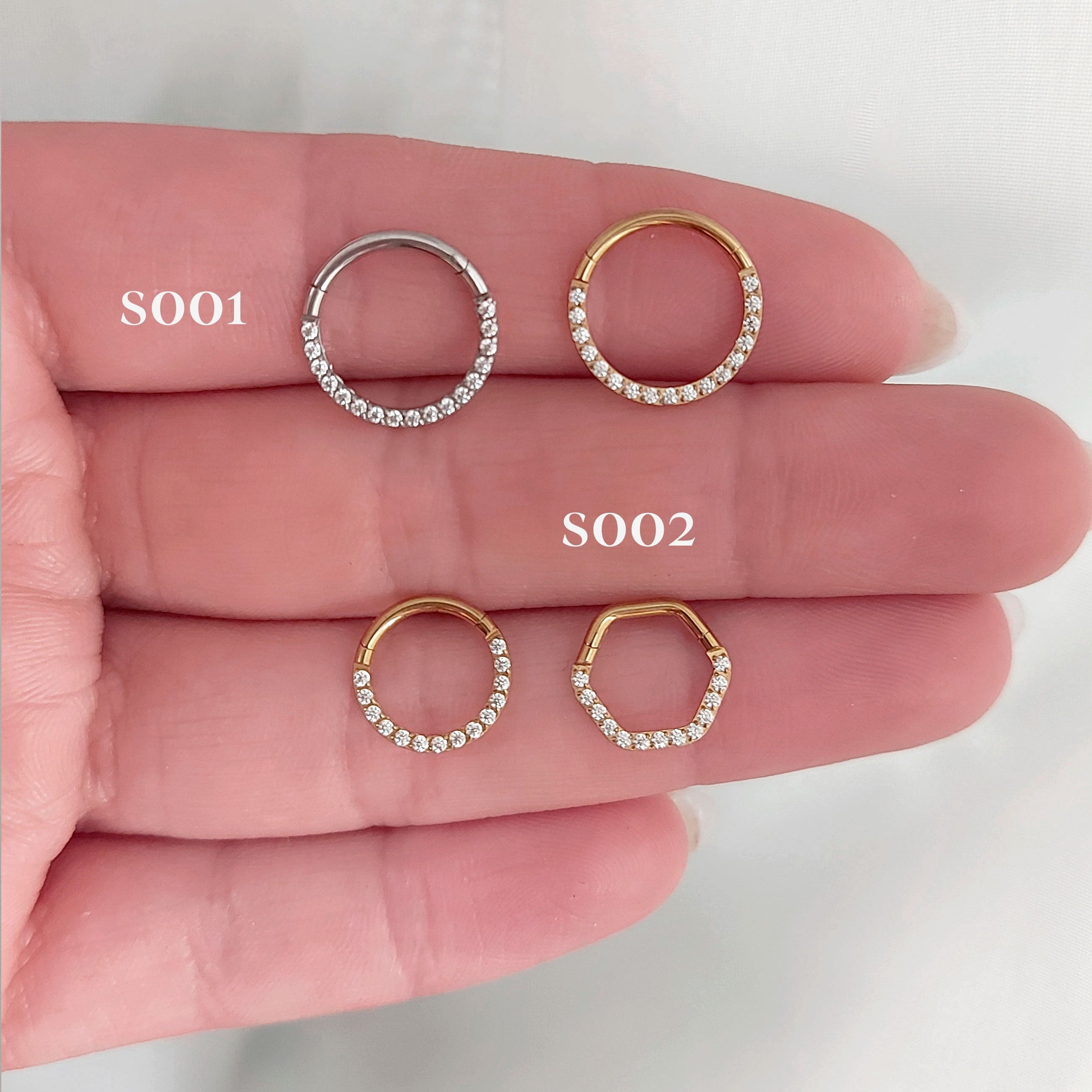 Glitter septum Argolla Piercing