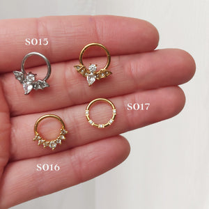 Special septum, Rook & Daith