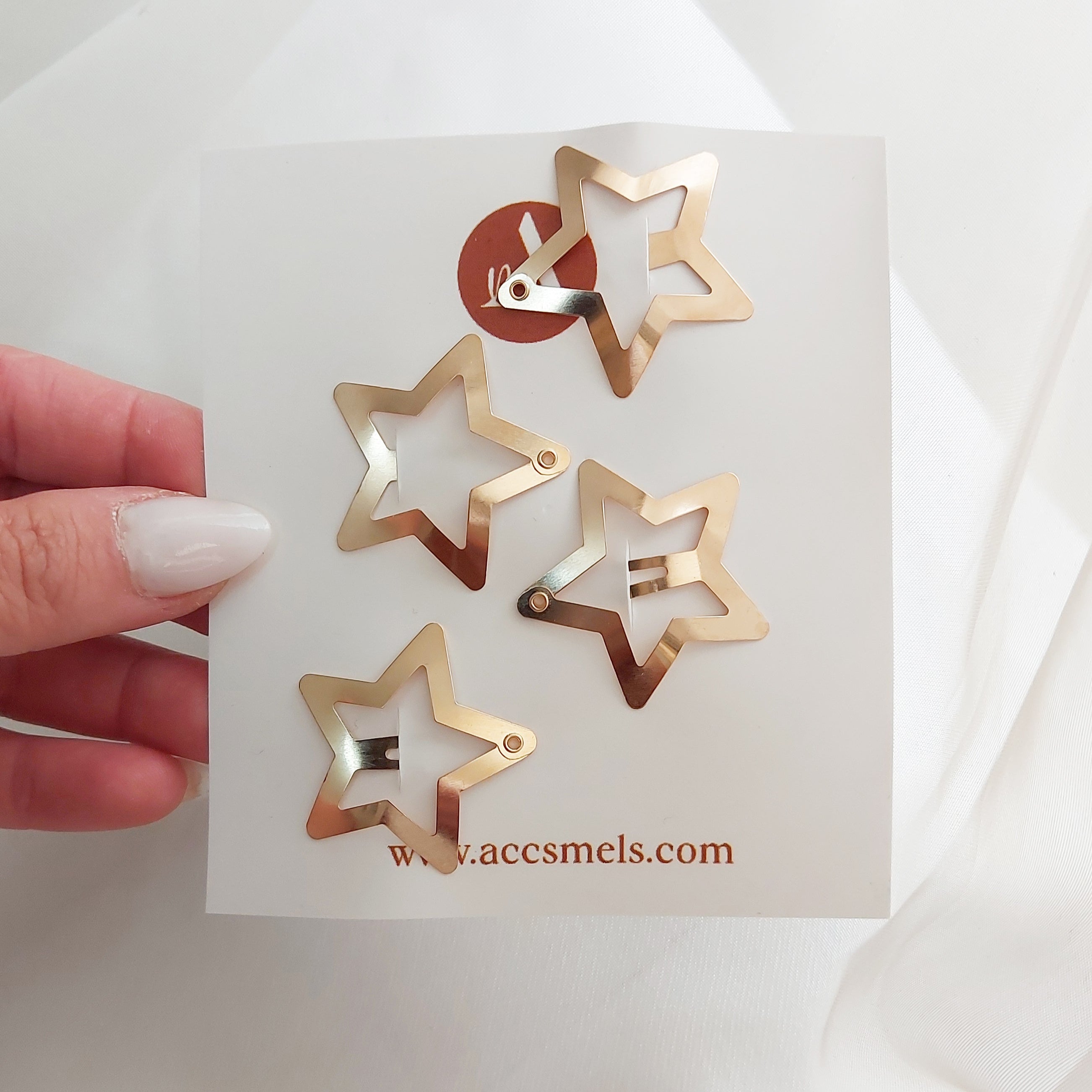 Estrellas broches cabello