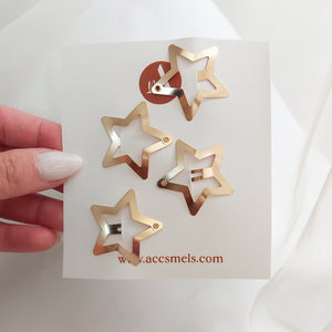 Estrellas broches cabello