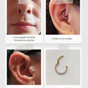 Glitter septum Argolla Piercing