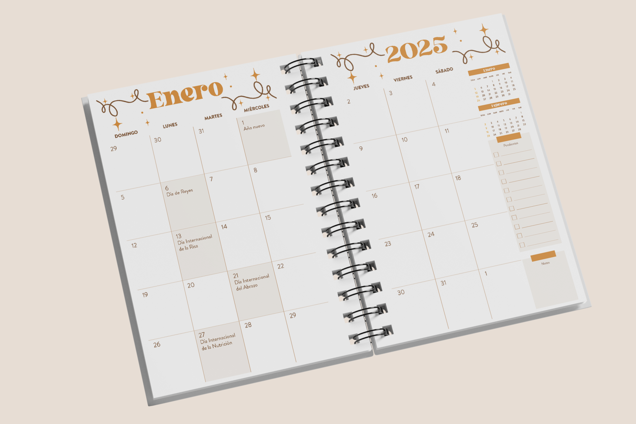 Agenda dorada