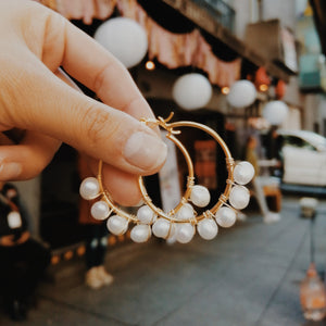 Pearl hoop