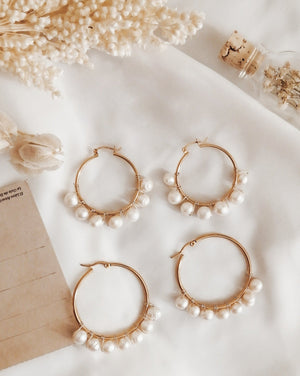 Pearl hoop