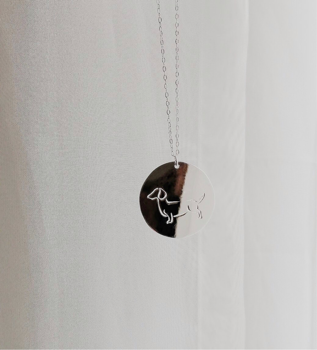 Disk necklace