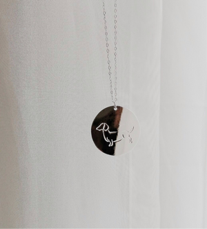 Disk necklace